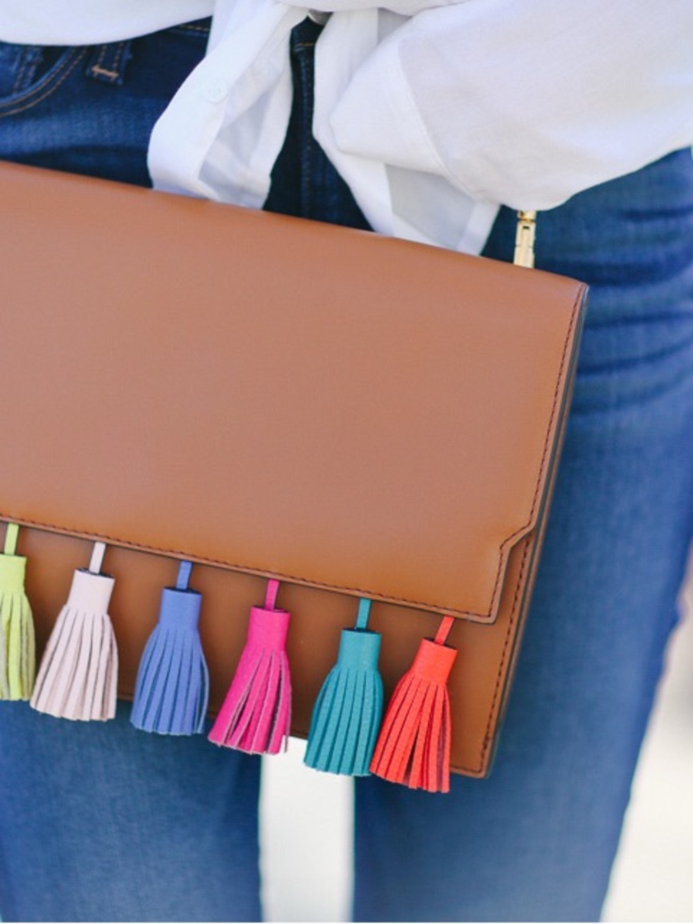 Rebecca Minkoff Sofia Tassel Crossbody Clutch